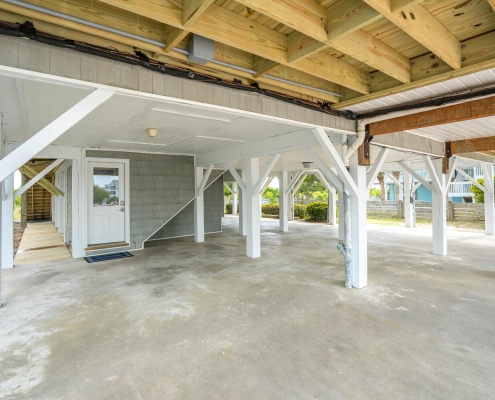 Plenty of under house parking